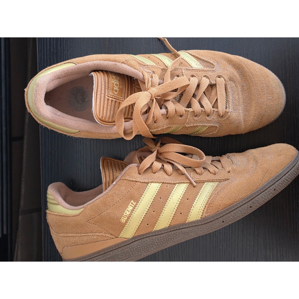 Adidas Busenitz Skate Shoes Size 12 Mesa Brown Suede Gold G65764